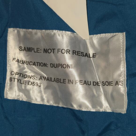 Alfred Sung Womens Size 12 Strapless Prom Dress Sample Formal Mosaic Cocktail - Picture 14 of 14